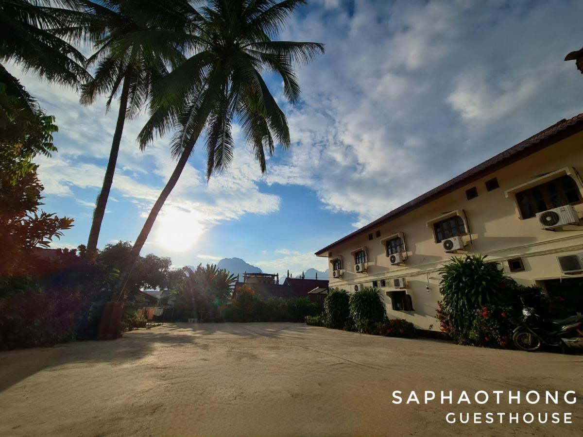 Saphaothong Guesthouse Vang Vieng Luaran gambar